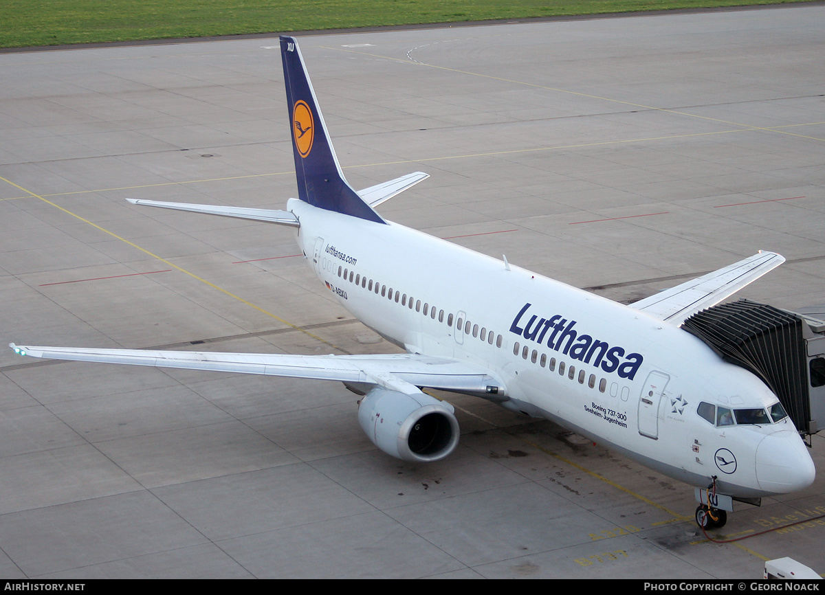 Aircraft Photo of D-ABXU | Boeing 737-330 | Lufthansa | AirHistory.net #33986