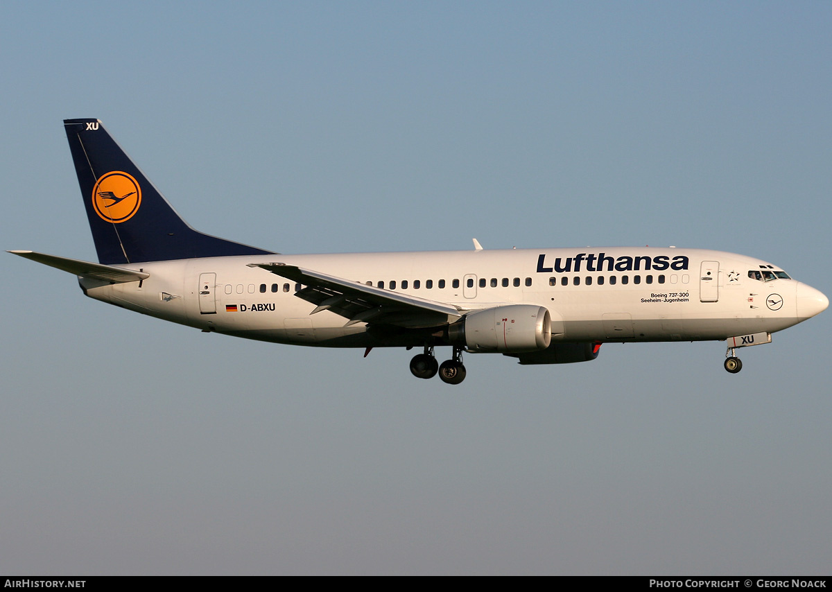 Aircraft Photo of D-ABXU | Boeing 737-330 | Lufthansa | AirHistory.net #33987
