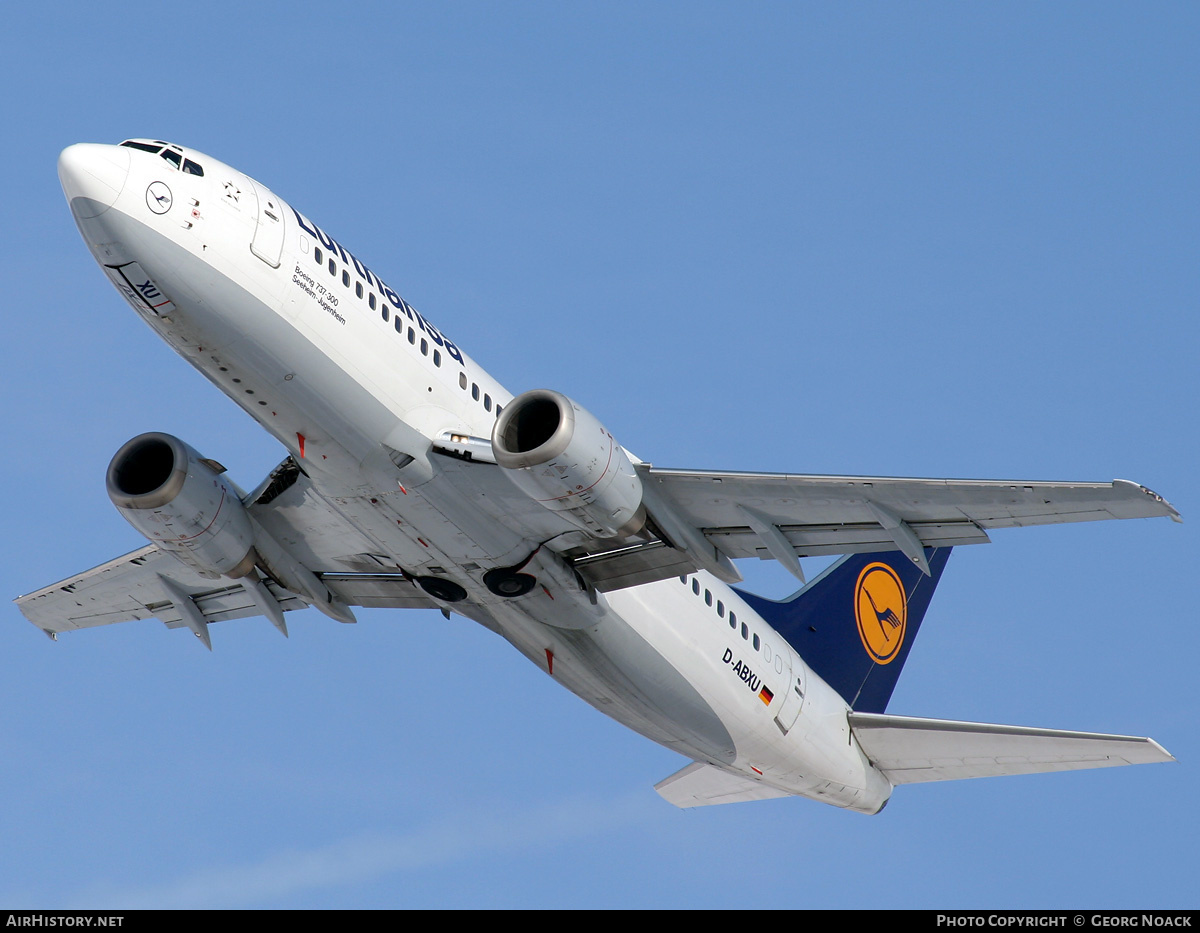 Aircraft Photo of D-ABXU | Boeing 737-330 | Lufthansa | AirHistory.net #33990