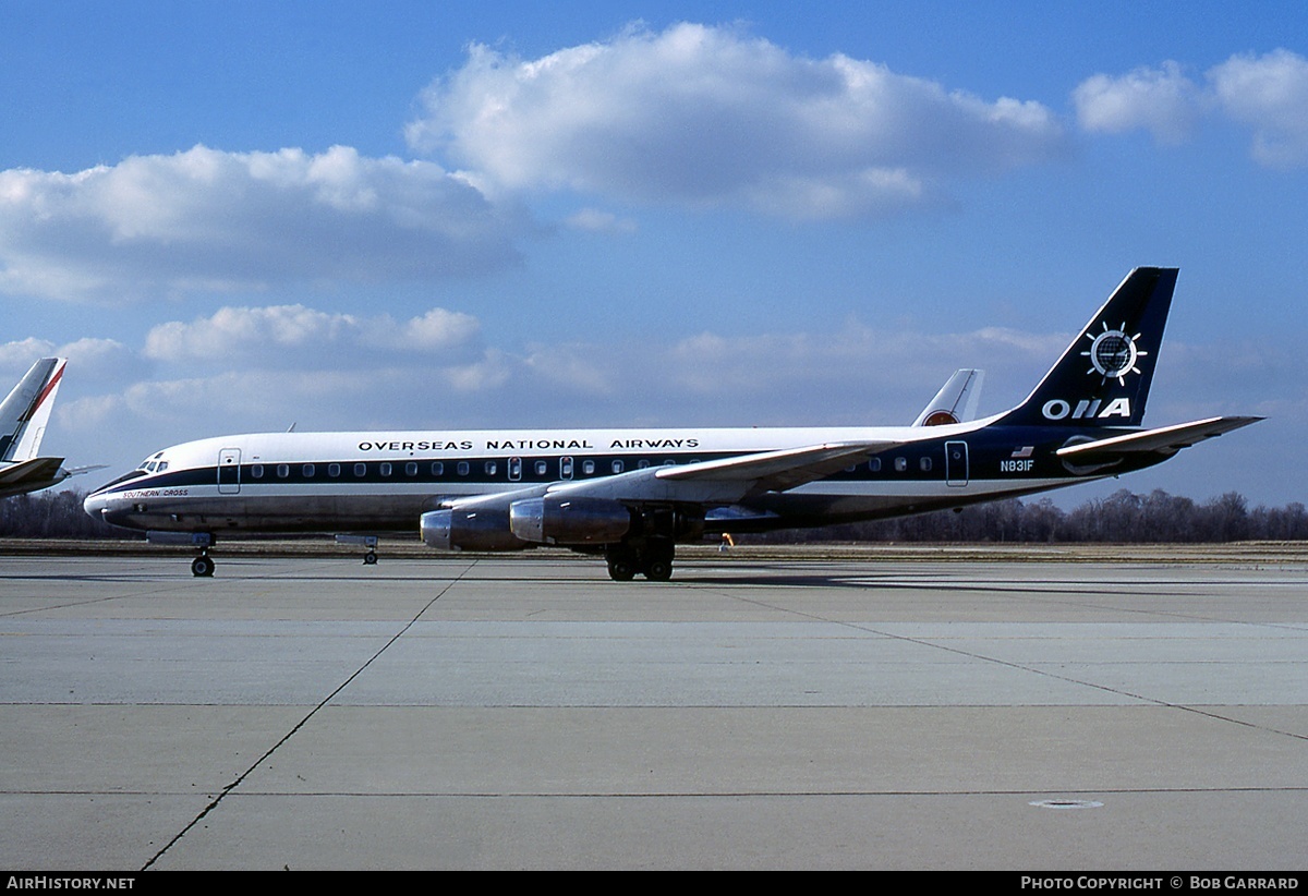 Aircraft Photo of N831F | Douglas DC-8-32 | Overseas National Airways - ONA | AirHistory.net #33998