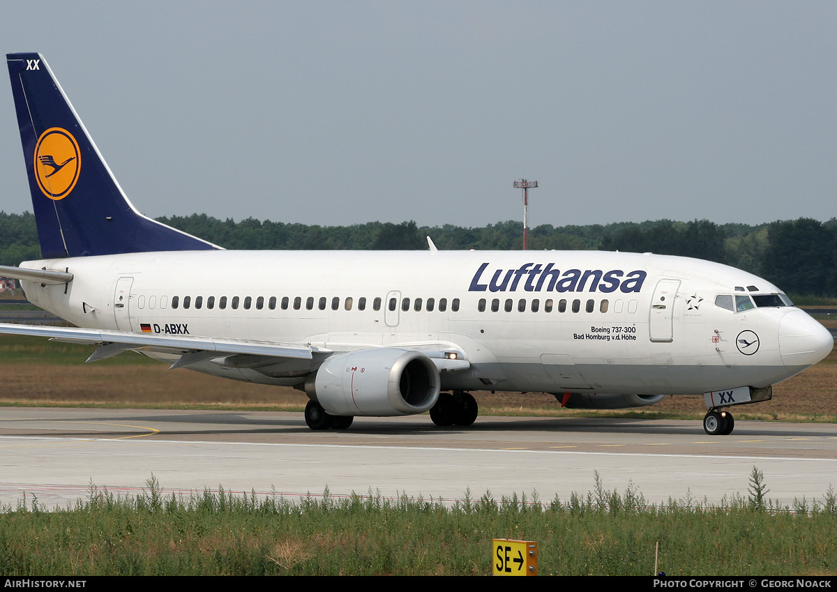 Aircraft Photo of D-ABXX | Boeing 737-330 | Lufthansa | AirHistory.net #34001