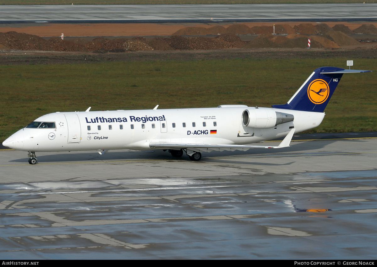 Aircraft Photo of D-ACHG | Bombardier CRJ-200LR (CL-600-2B19) | Lufthansa Regional | AirHistory.net #34011