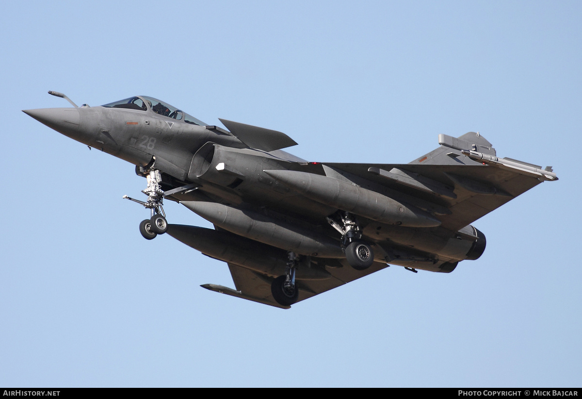 Aircraft Photo of 28 | Dassault Rafale M | France - Navy | AirHistory.net #34032