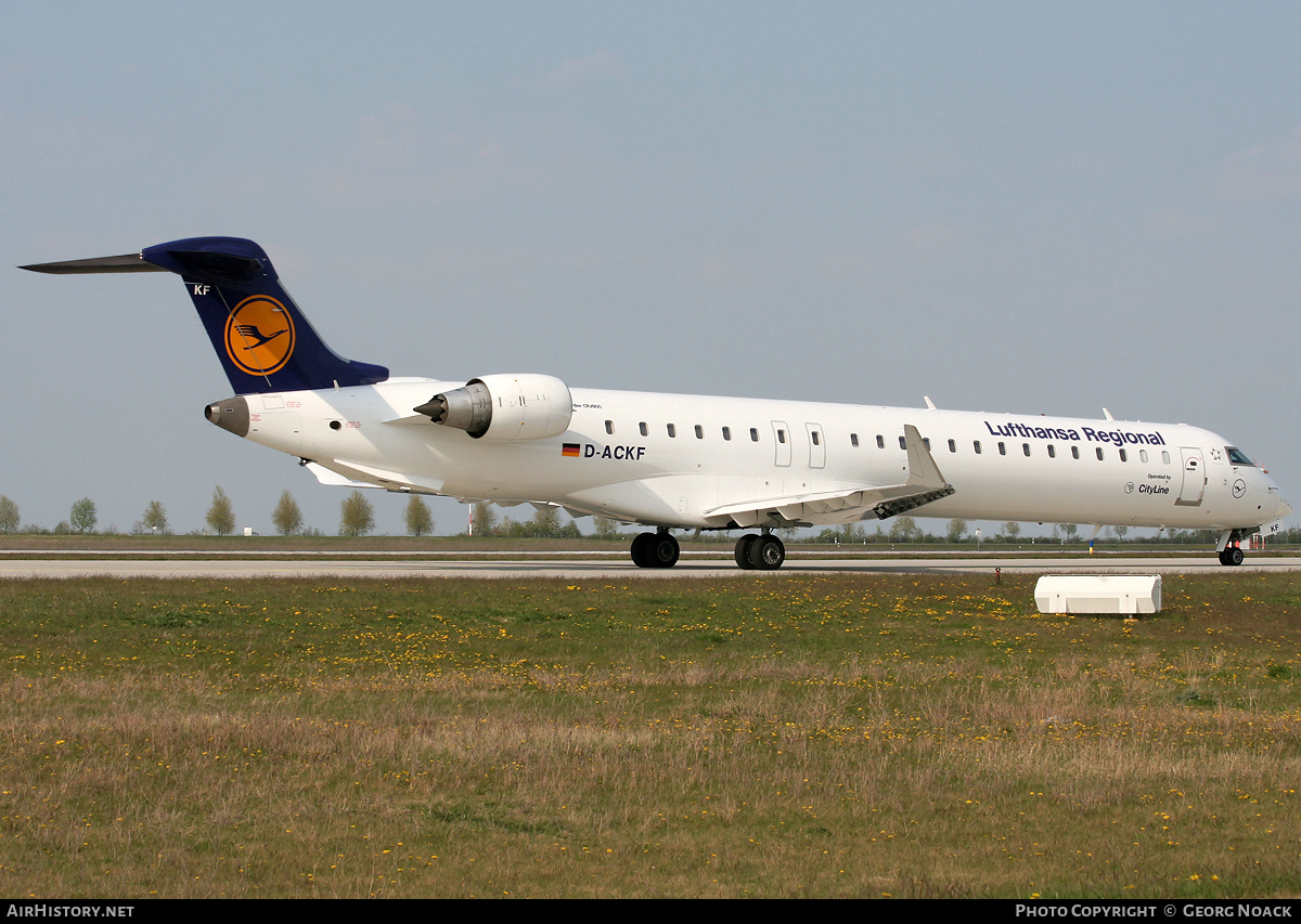 Aircraft Photo of D-ACKF | Bombardier CRJ-900LR (CL-600-2D24) | Lufthansa Regional | AirHistory.net #34037