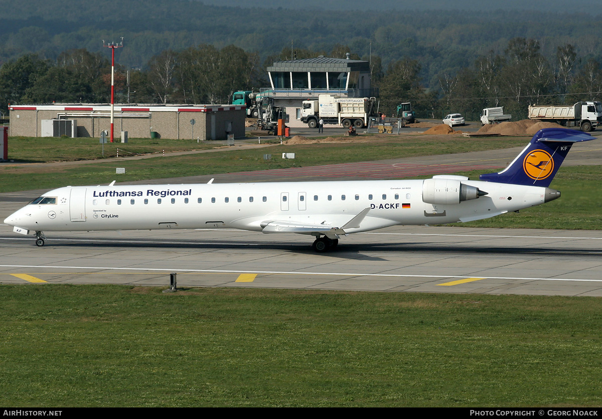 Aircraft Photo of D-ACKF | Bombardier CRJ-900LR (CL-600-2D24) | Lufthansa Regional | AirHistory.net #34039