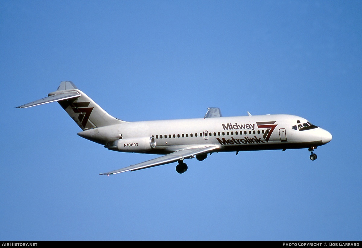 Aircraft Photo of N1069T | McDonnell Douglas DC-9-15 | Midway Metrolink | AirHistory.net #34124