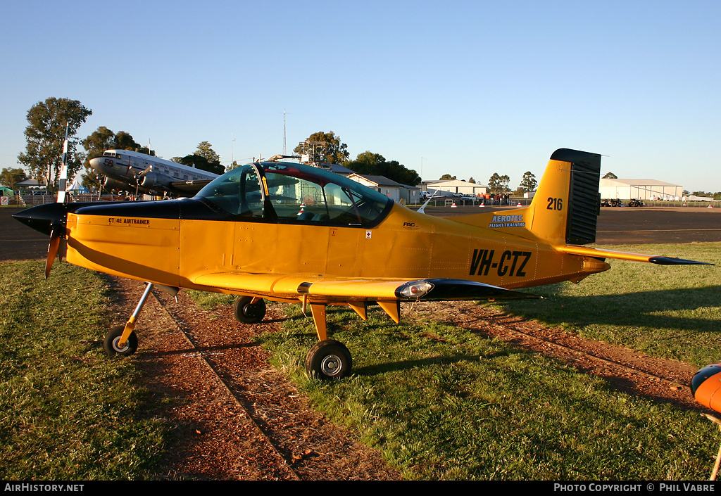 Aircraft Photo of VH-CTZ | Pacific Aerospace CT-4E Airtrainer | Aerotec Queensland | AirHistory.net #34126