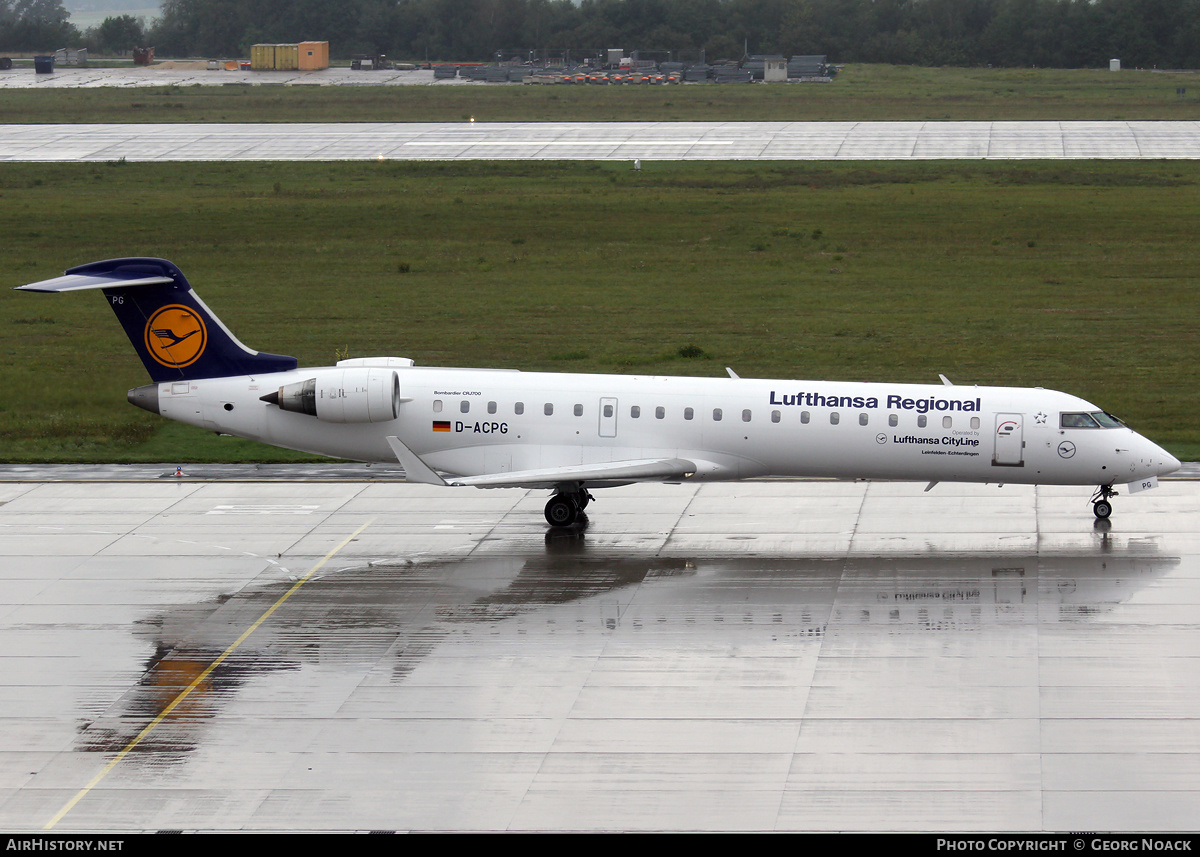 Aircraft Photo of D-ACPG | Bombardier CRJ-701ER (CL-600-2C10) | Lufthansa Regional | AirHistory.net #34128