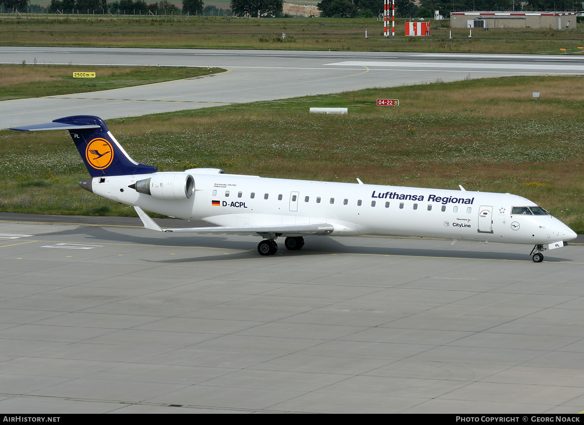 Aircraft Photo of D-ACPL | Bombardier CRJ-701ER (CL-600-2C10) | Lufthansa Regional | AirHistory.net #34138