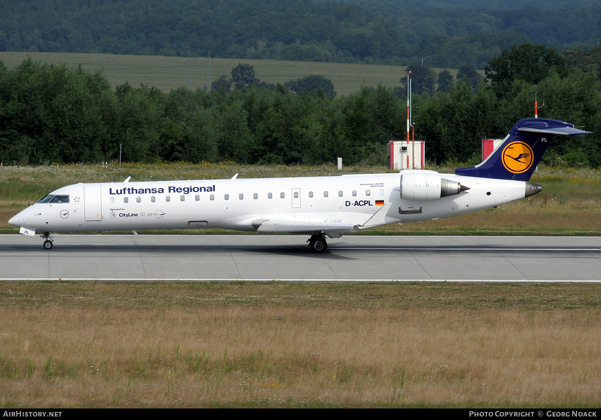 Aircraft Photo of D-ACPL | Bombardier CRJ-701ER (CL-600-2C10) | Lufthansa Regional | AirHistory.net #34139