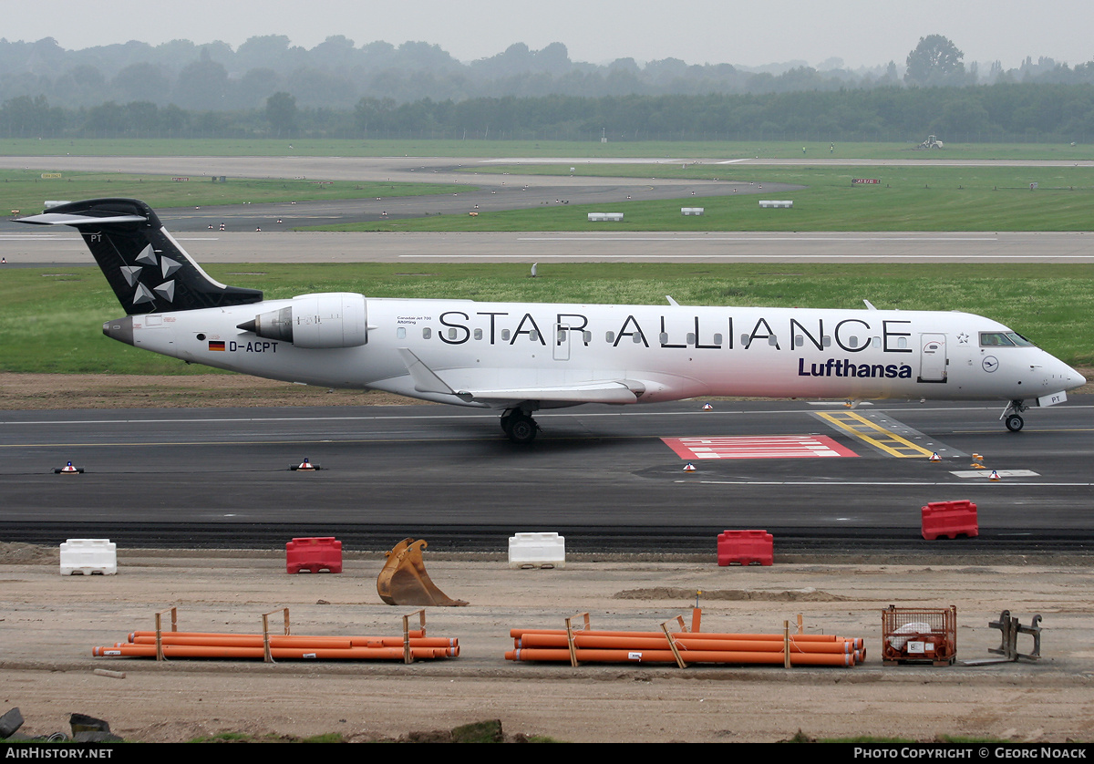 Aircraft Photo of D-ACPT | Bombardier CRJ-701ER (CL-600-2C10) | Lufthansa | AirHistory.net #34153