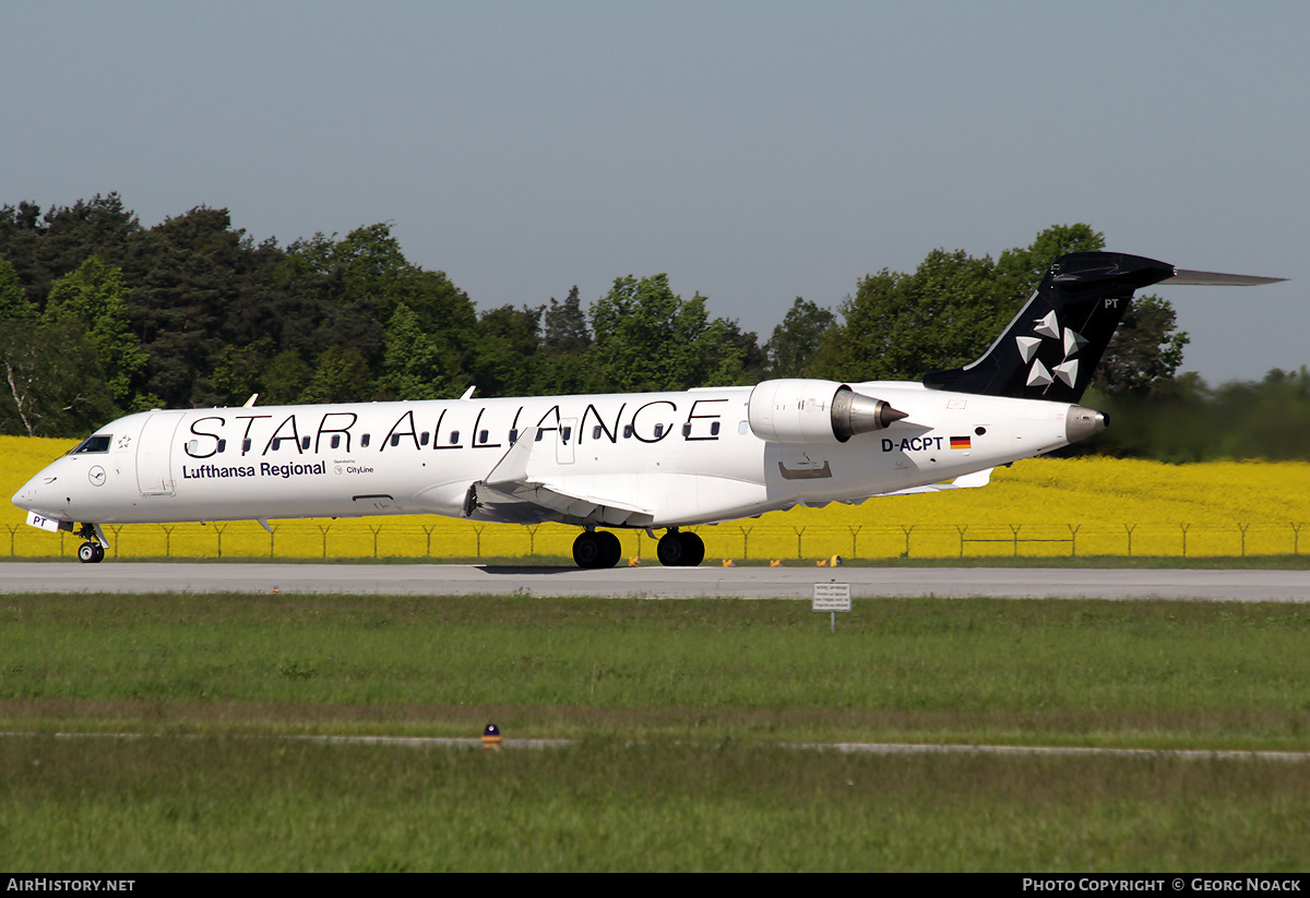 Aircraft Photo of D-ACPT | Bombardier CRJ-701ER (CL-600-2C10) | Lufthansa Regional | AirHistory.net #34154