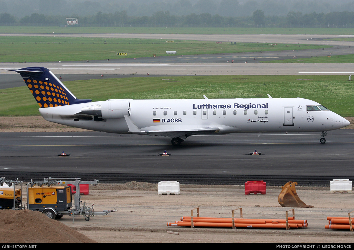 Aircraft Photo of D-ACRB | Bombardier CRJ-200ER (CL-600-2B19) | Lufthansa Regional | AirHistory.net #34162