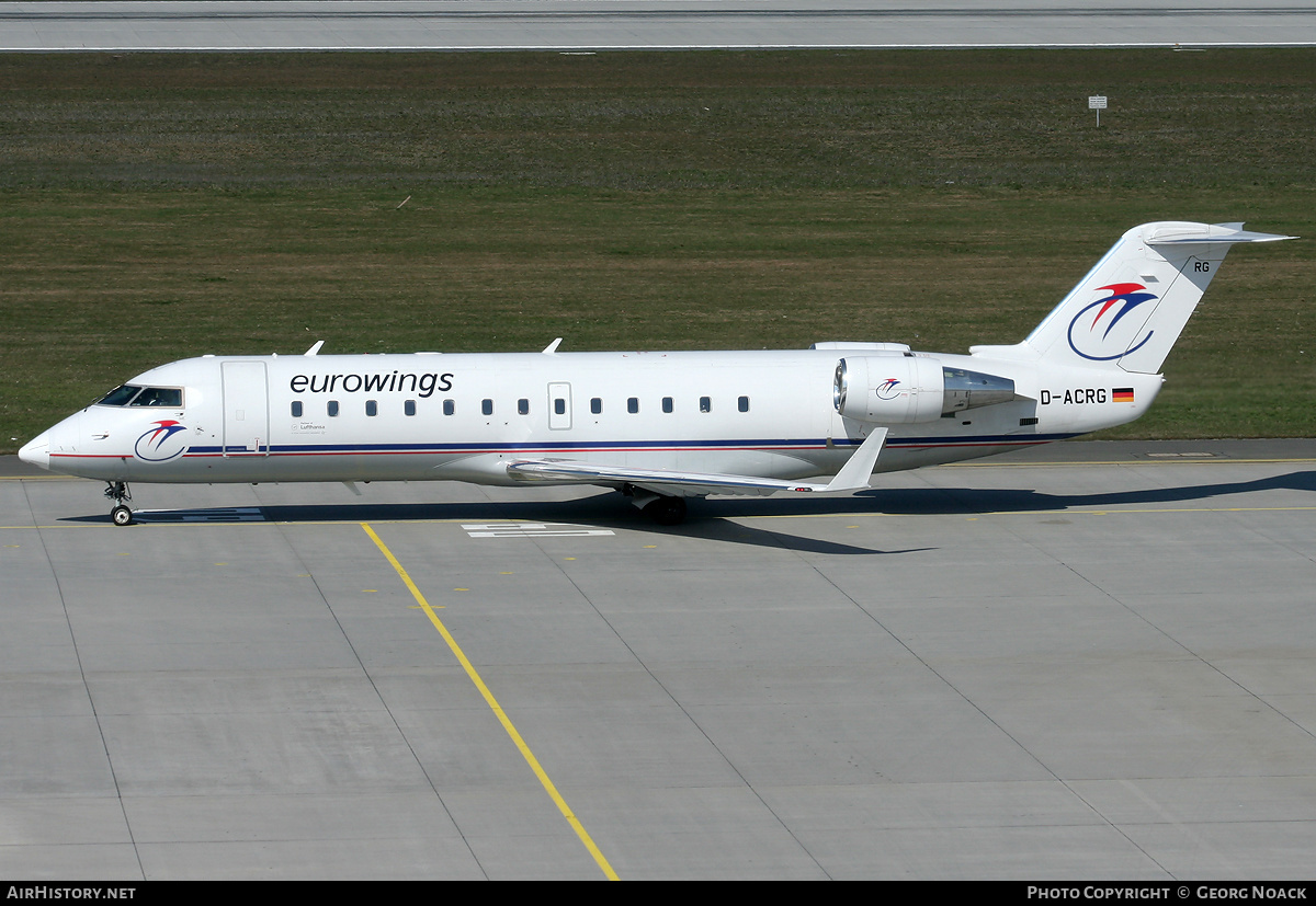 Aircraft Photo of D-ACRG | Bombardier CRJ-200LR (CL-600-2B19) | Eurowings | AirHistory.net #34167