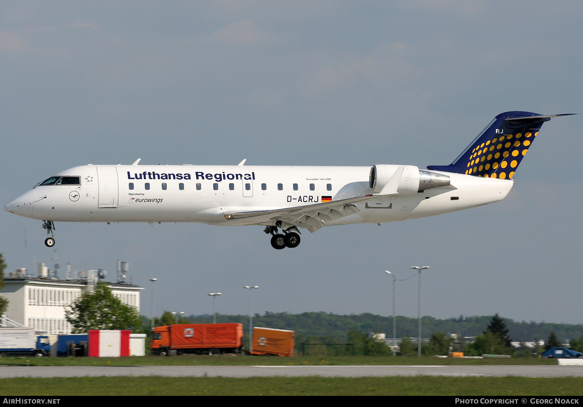 Aircraft Photo of D-ACRJ | Bombardier CRJ-200ER (CL-600-2B19) | Lufthansa Regional | AirHistory.net #34176