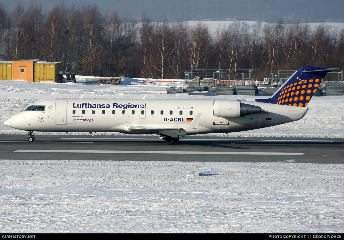Aircraft Photo of D-ACRL | Bombardier CRJ-200ER (CL-600-2B19) | Lufthansa Regional | AirHistory.net #34179