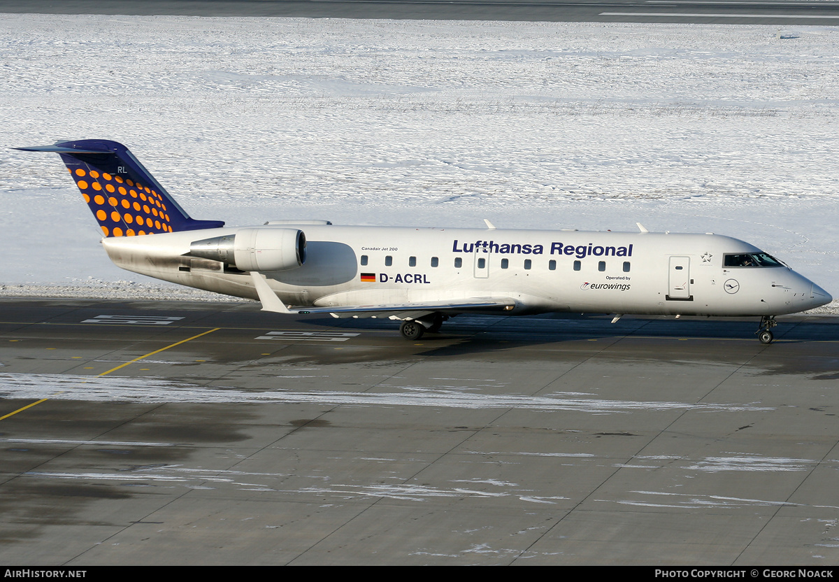 Aircraft Photo of D-ACRL | Bombardier CRJ-200ER (CL-600-2B19) | Lufthansa Regional | AirHistory.net #34180
