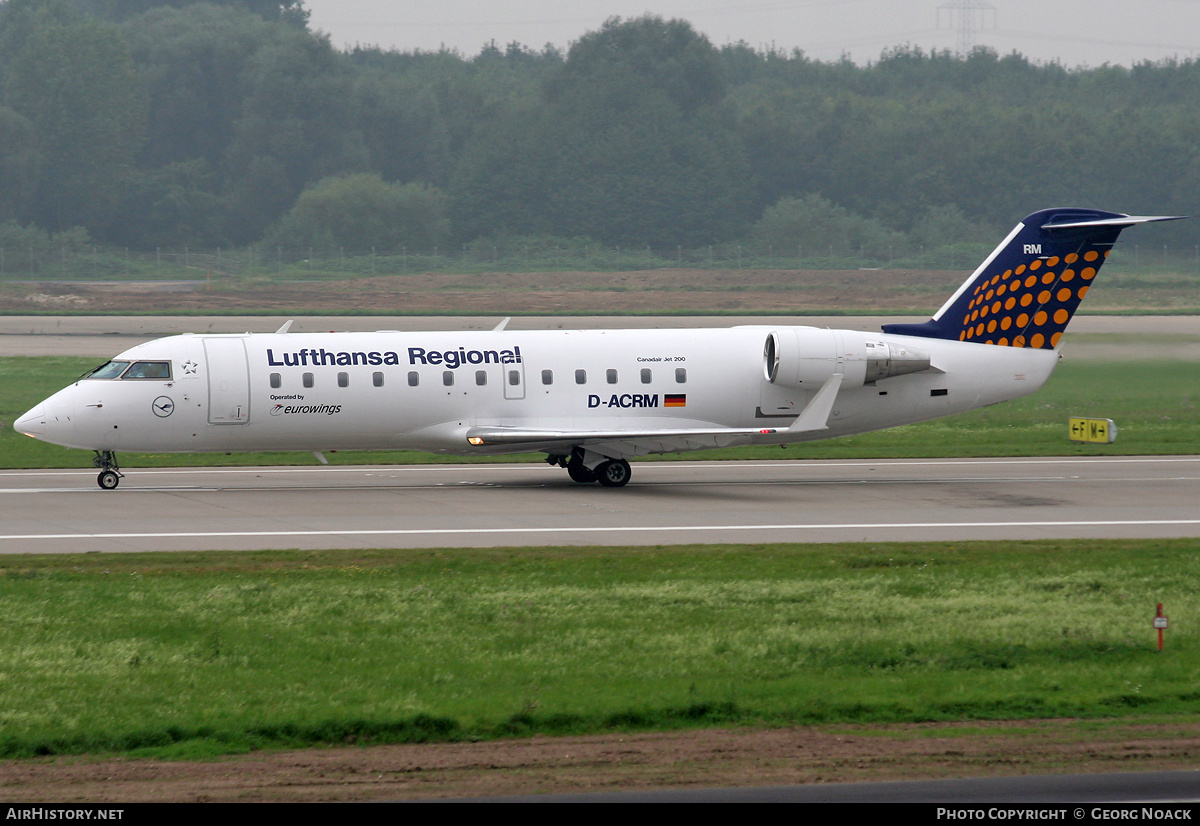Aircraft Photo of D-ACRM | Bombardier CRJ-200LR (CL-600-2B19) | Lufthansa Regional | AirHistory.net #34181
