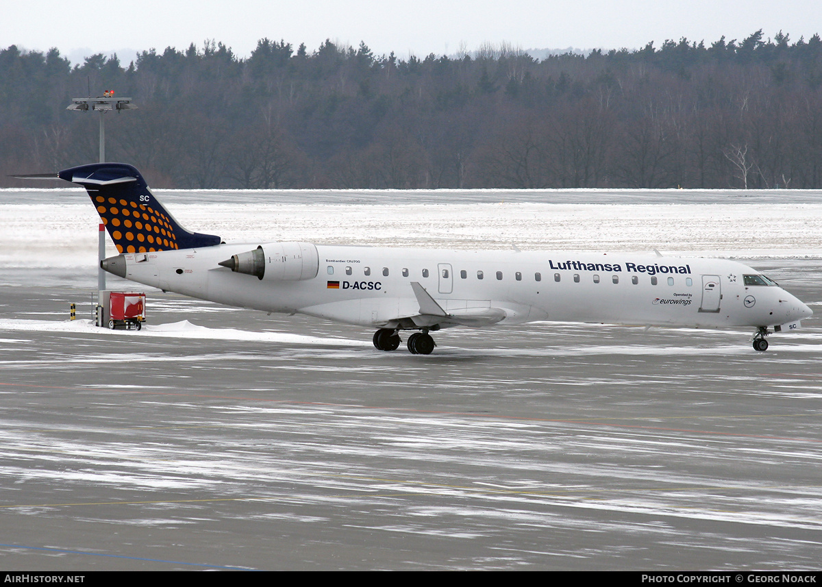 Aircraft Photo of D-ACSC | Bombardier CRJ-700 (CL-600-2C10) | Lufthansa Regional | AirHistory.net #34189