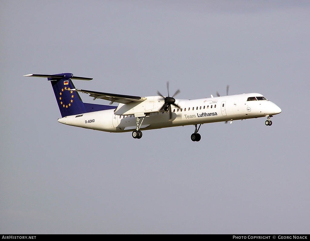 Aircraft Photo of D-ADHD | Bombardier DHC-8-402 Dash 8 | Team Lufthansa | AirHistory.net #34194