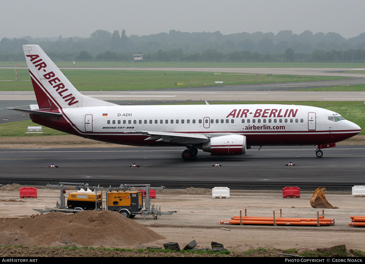 Aircraft Photo of D-ADII | Boeing 737-329 | Air Berlin | AirHistory.net #34203