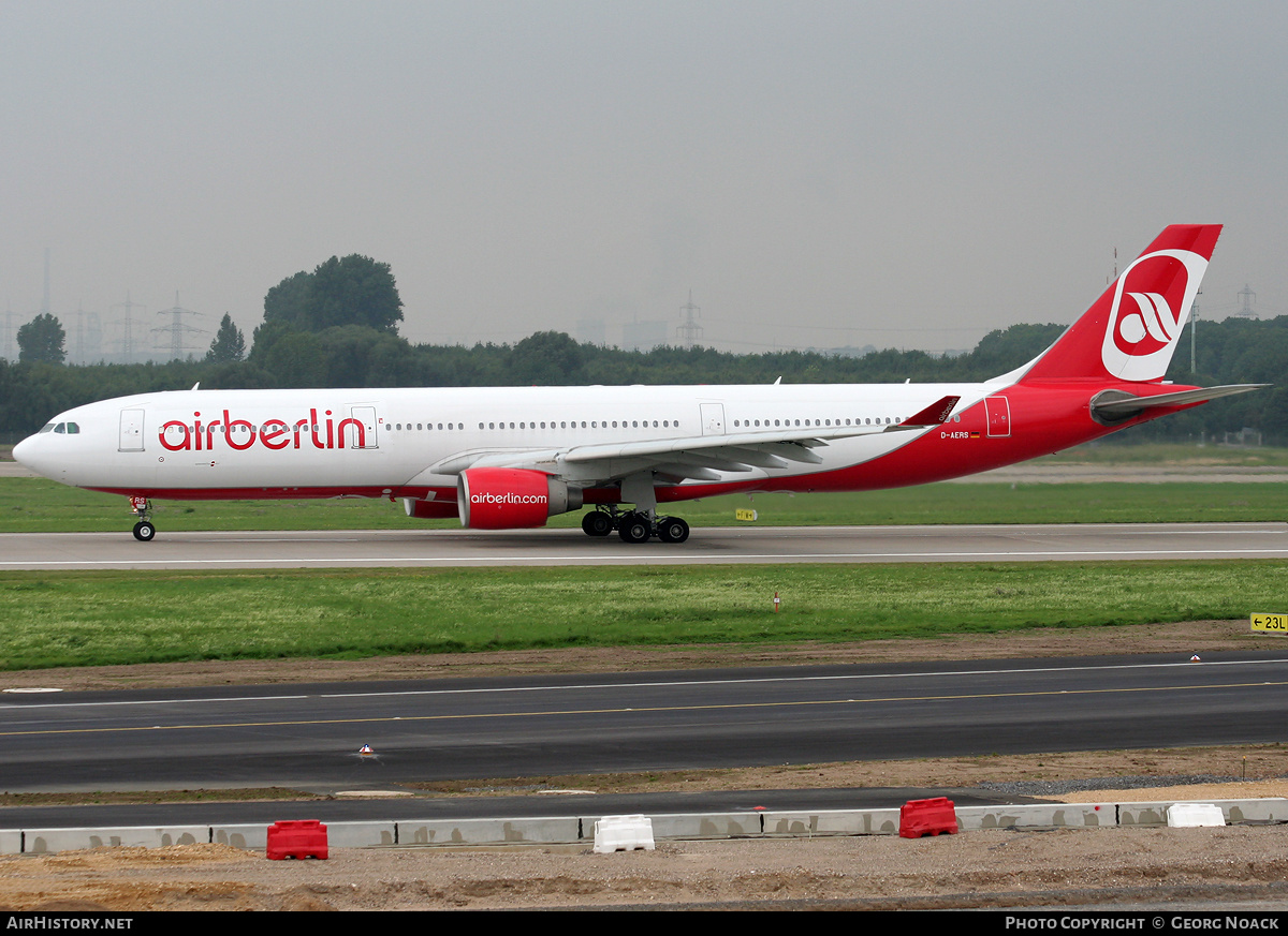 Aircraft Photo of D-AERS | Airbus A330-322 | Air Berlin | AirHistory.net #34215