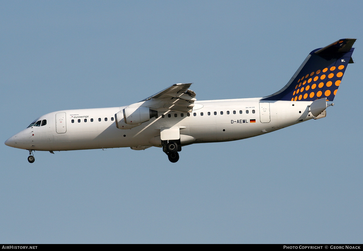 Aircraft Photo of D-AEWL | British Aerospace BAe-146-300 | Eurowings | AirHistory.net #34220