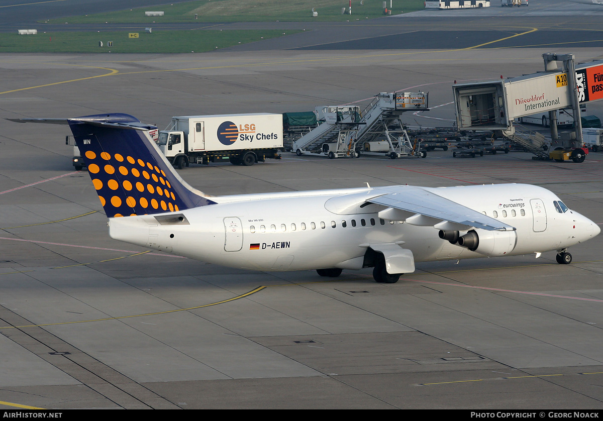 Aircraft Photo of D-AEWN | British Aerospace BAe-146-300 | Eurowings | AirHistory.net #34221