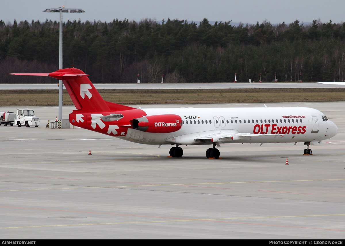 Aircraft Photo of D-AFKF | Fokker 100 (F28-0100) | OLT Express - Ostfriesische Lufttransport | AirHistory.net #34228