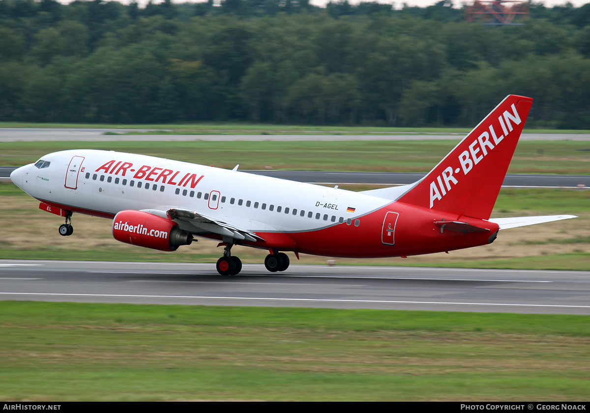 Aircraft Photo of D-AGEL | Boeing 737-75B | Air Berlin | AirHistory.net #34236