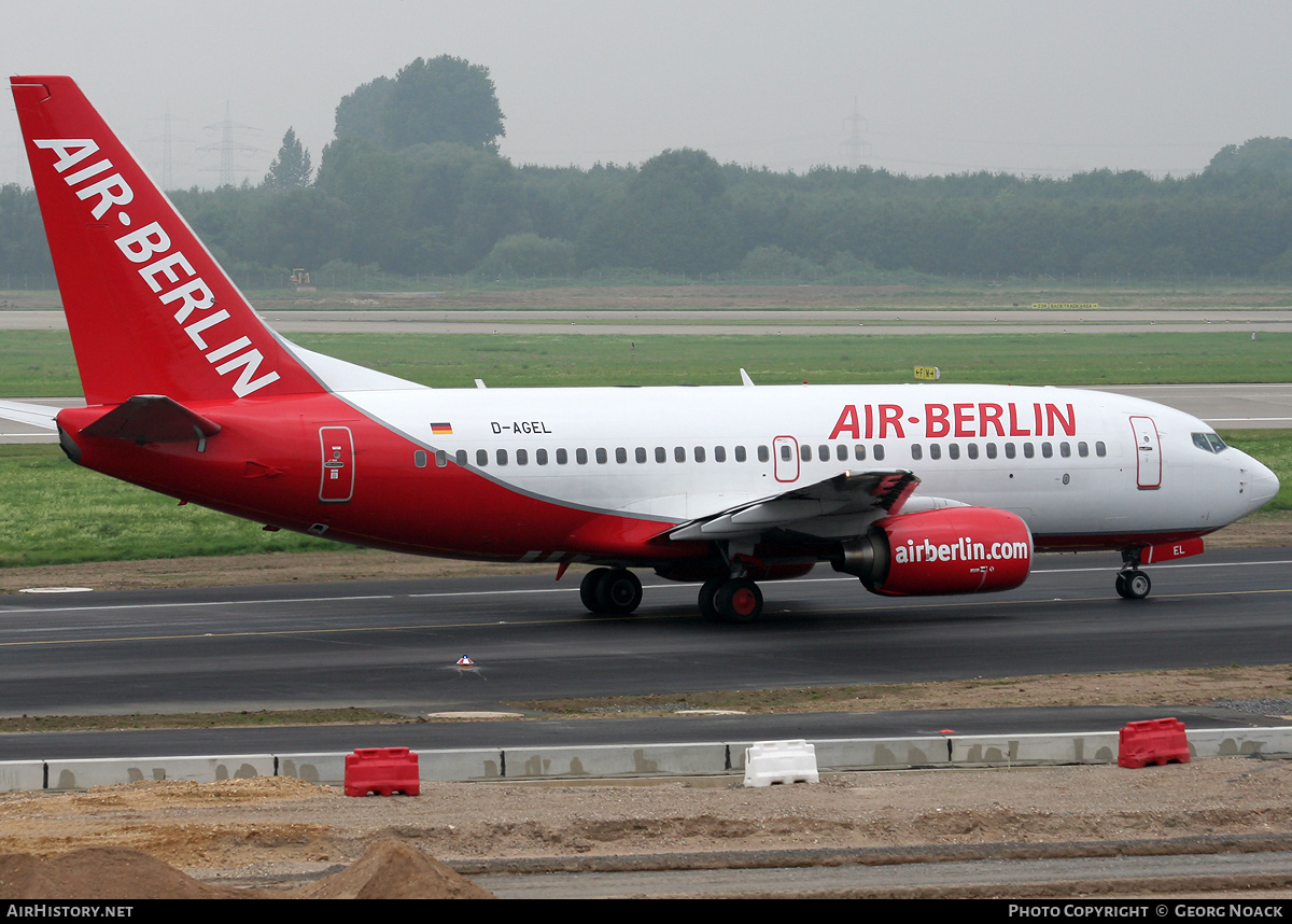 Aircraft Photo of D-AGEL | Boeing 737-75B | Air Berlin | AirHistory.net #34238