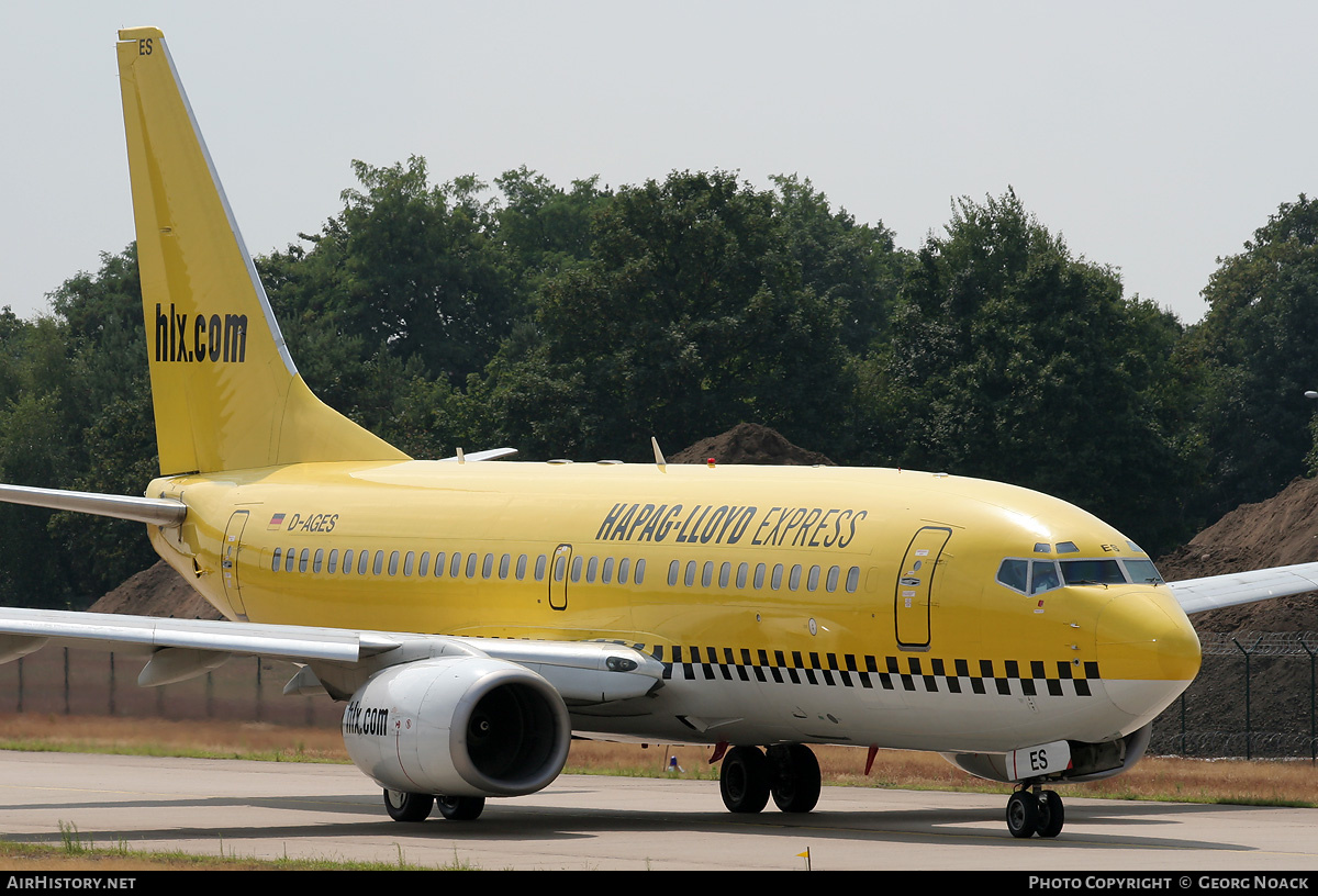 Aircraft Photo of D-AGES | Boeing 737-75B | Hapag-Lloyd Express | AirHistory.net #34246