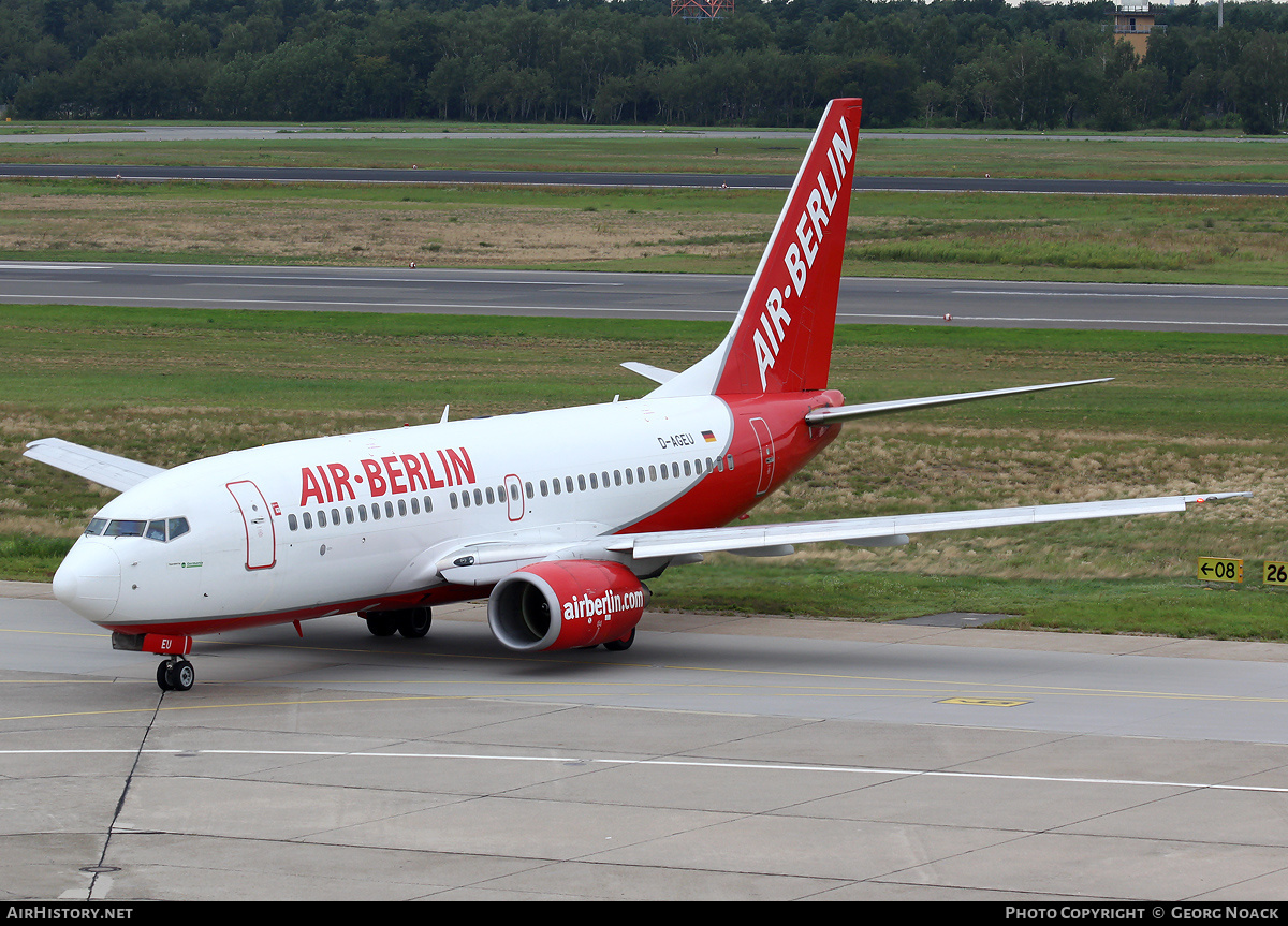 Aircraft Photo of D-AGEU | Boeing 737-75B | Air Berlin | AirHistory.net #34252