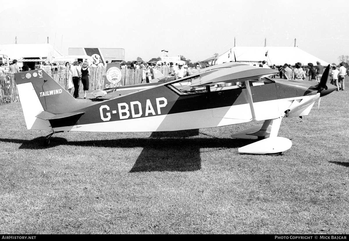 Aircraft Photo of G-BDAP | Wittman W-8 Tailwind | AirHistory.net #34281