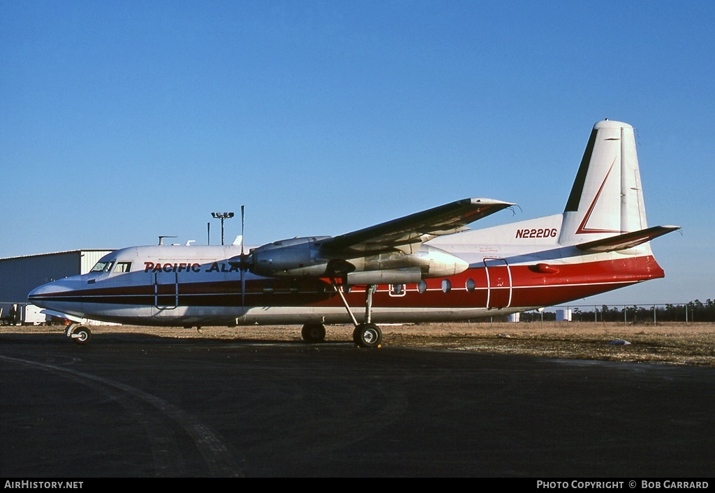 Aircraft Photo of N222DG | Fairchild F-27A | Pacific Alaska Airlines | AirHistory.net #34287