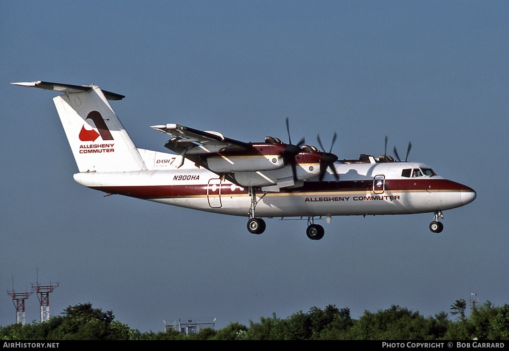 Aircraft Photo of N900HA | De Havilland Canada DHC-7-102 Dash 7 | Allegheny Commuter | AirHistory.net #34299