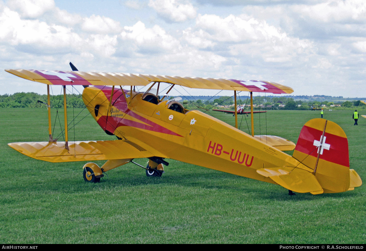 Aircraft Photo of HB-UUU | Bucker Bu-131APM | AirHistory.net #34342