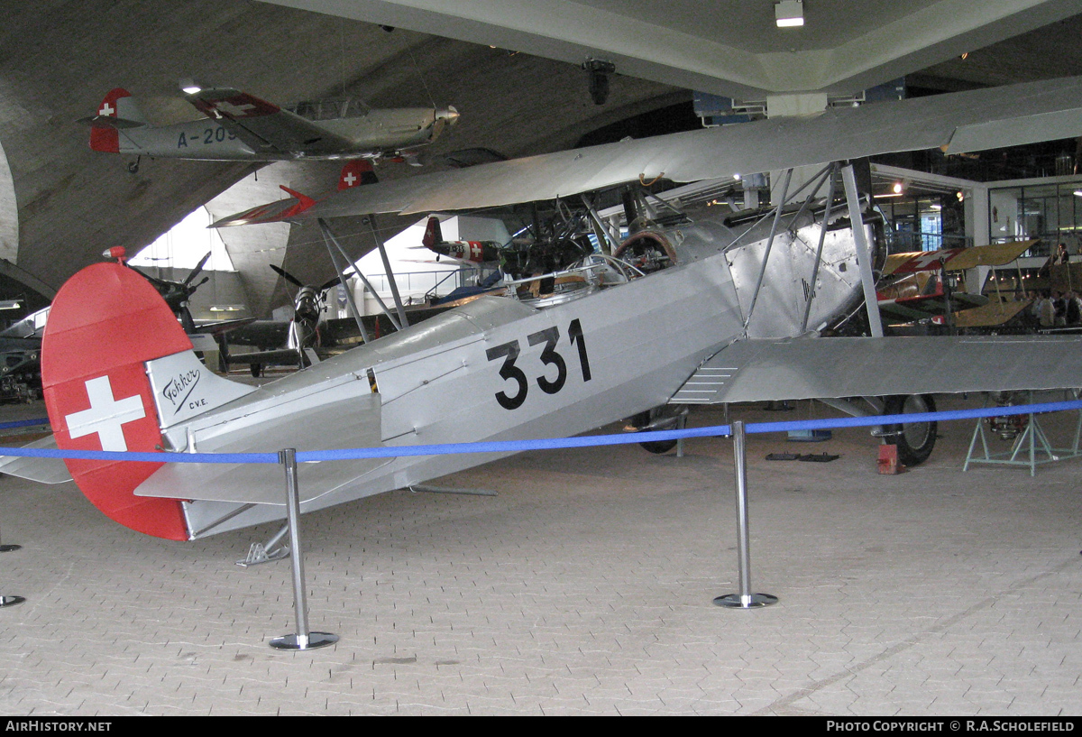 Aircraft Photo of 331 | Fokker C-VE | Switzerland - Air Force | AirHistory.net #34348
