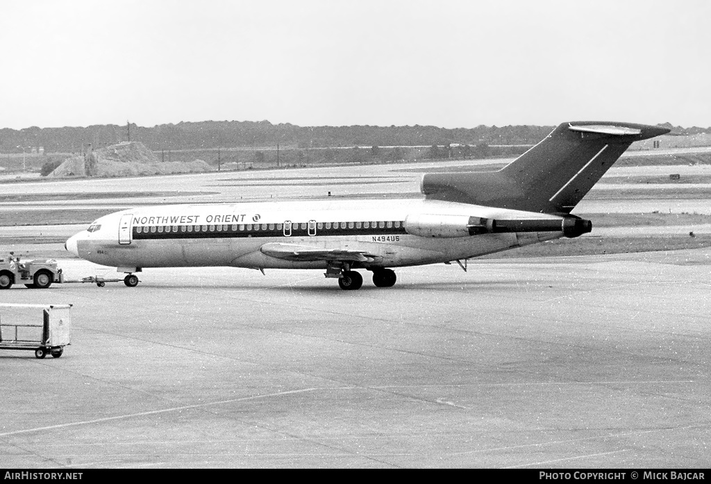 Aircraft Photo of N494US | Boeing 727-51C | Northwest Orient Airlines | AirHistory.net #34383