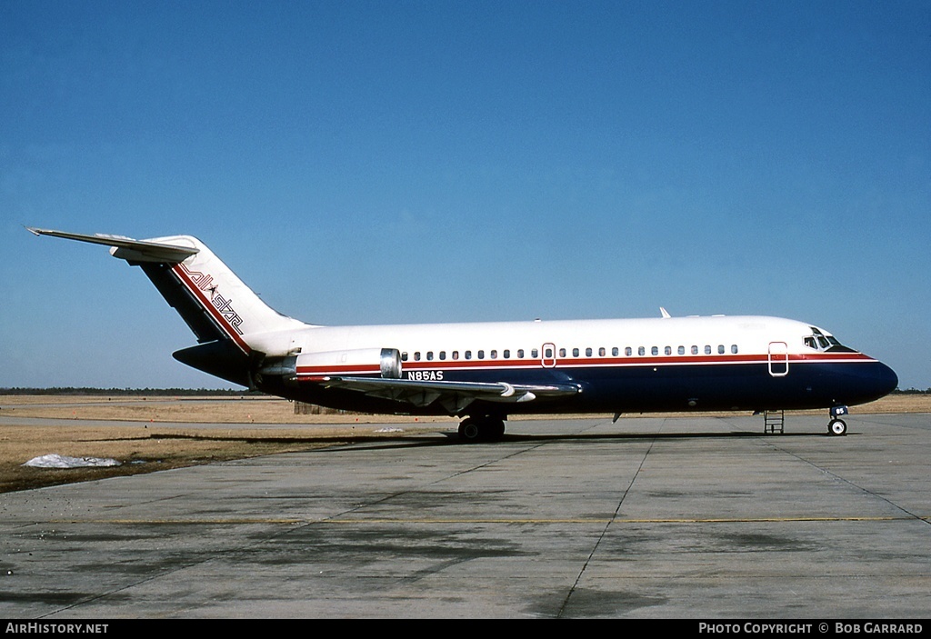Aircraft Photo of N85AS | Douglas DC-9-14 | All Star Airlines | AirHistory.net #34392