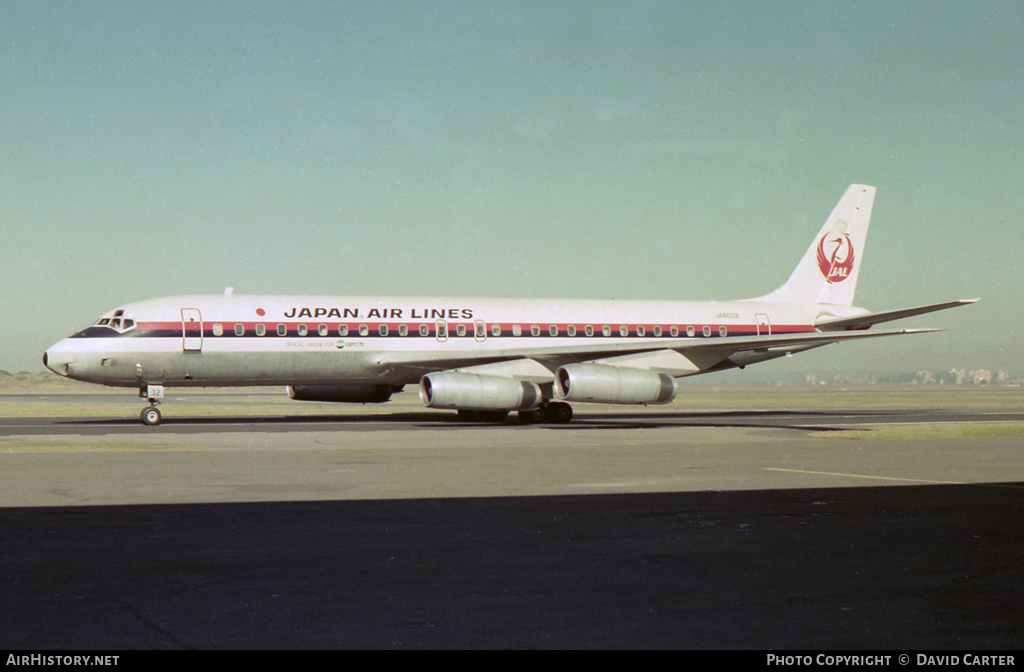 Aircraft Photo of JA8032 | McDonnell Douglas DC-8-62 | Japan Air Lines - JAL | AirHistory.net #34395