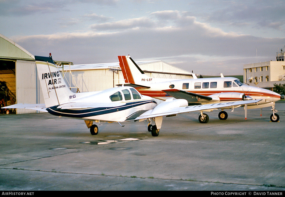 Aircraft Photo of VH-ILS | Beech C55 Baron (95-C55) | Irving Air | AirHistory.net #34463
