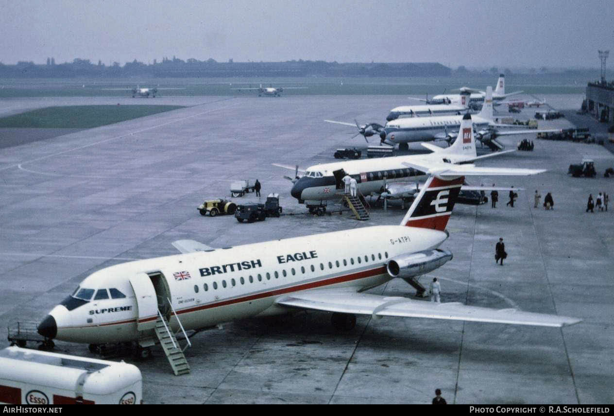 Aircraft Photo of G-ATPI | BAC 111-304AX One-Eleven | British Eagle International Airlines | AirHistory.net #34493