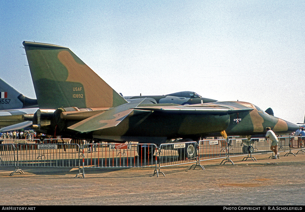 Aircraft Photo of 71-0892 / 10892 | General Dynamics F-111F Aardvark | USA - Air Force | AirHistory.net #34497