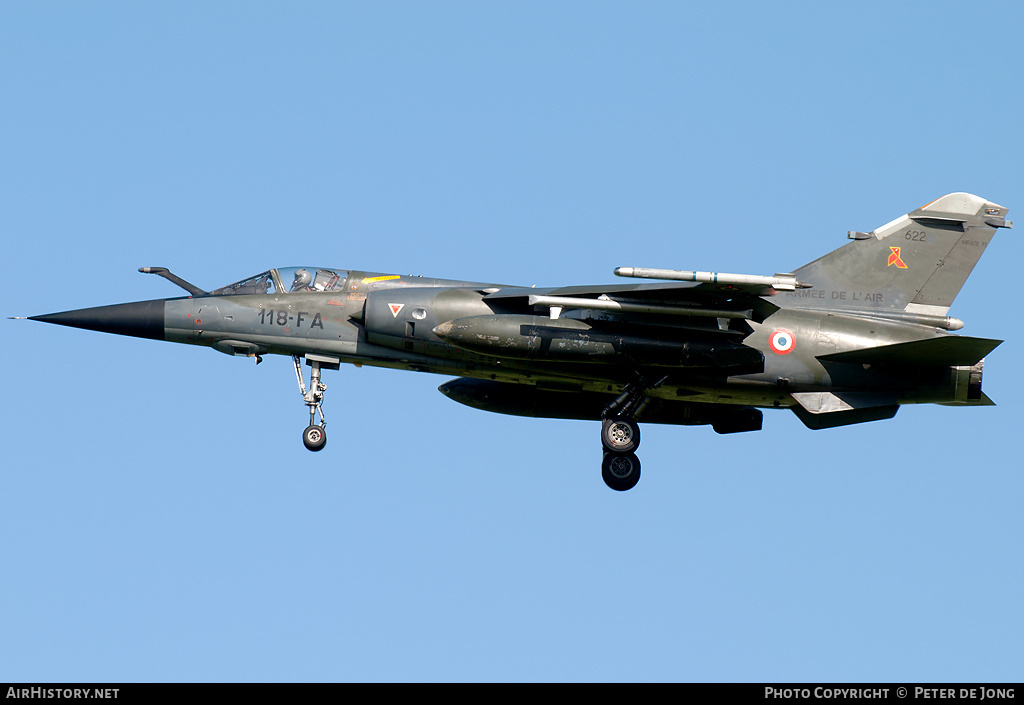 Aircraft Photo of 622 | Dassault Mirage F1CR | France - Air Force | AirHistory.net #34541