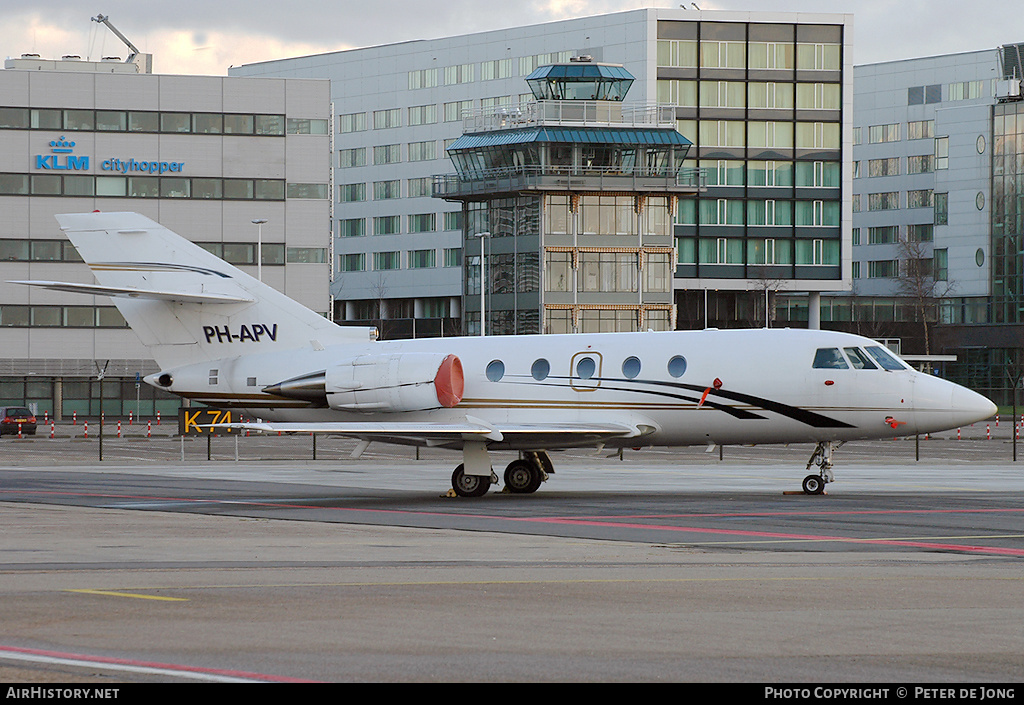 Aircraft Photo of PH-APV | Dassault Falcon 200 (20H) | AirHistory.net #34545