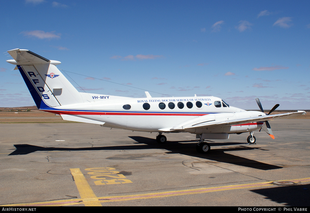 Aircraft Photo of VH-MVY | Beech B200 Super King Air | Royal Flying Doctor Service - RFDS | AirHistory.net #34591