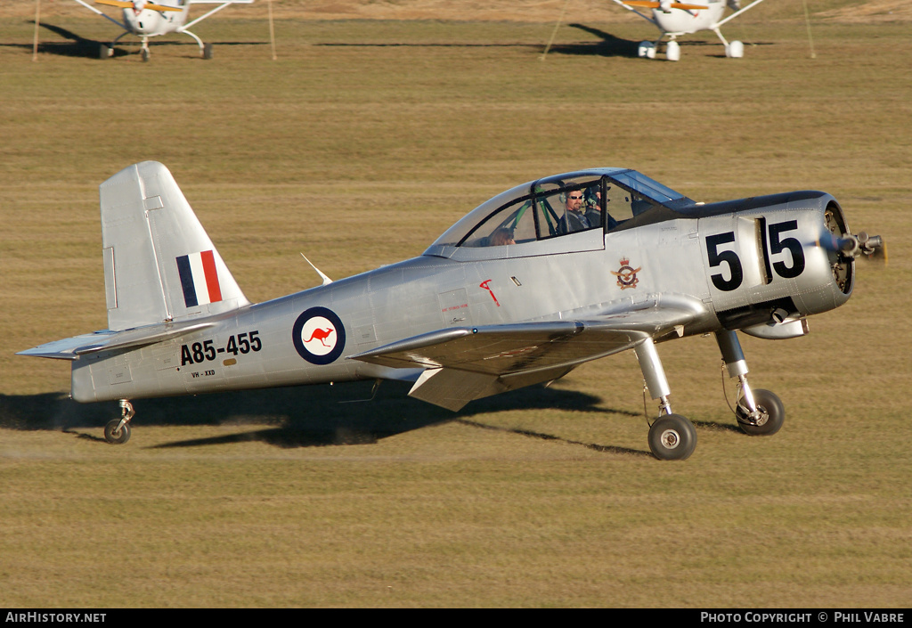 Aircraft Photo of VH-XXD / A85-455 | Commonwealth CA-25 Winjeel | Australia - Air Force | AirHistory.net #34633