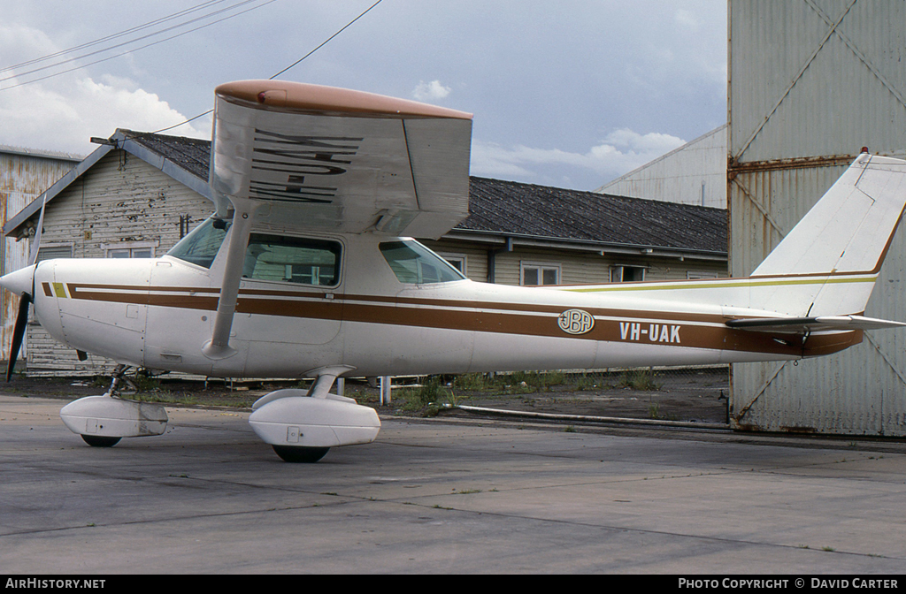 Aircraft Photo of VH-UAK | Cessna 152 | Jack Brabham Aviation - JBA | AirHistory.net #34692