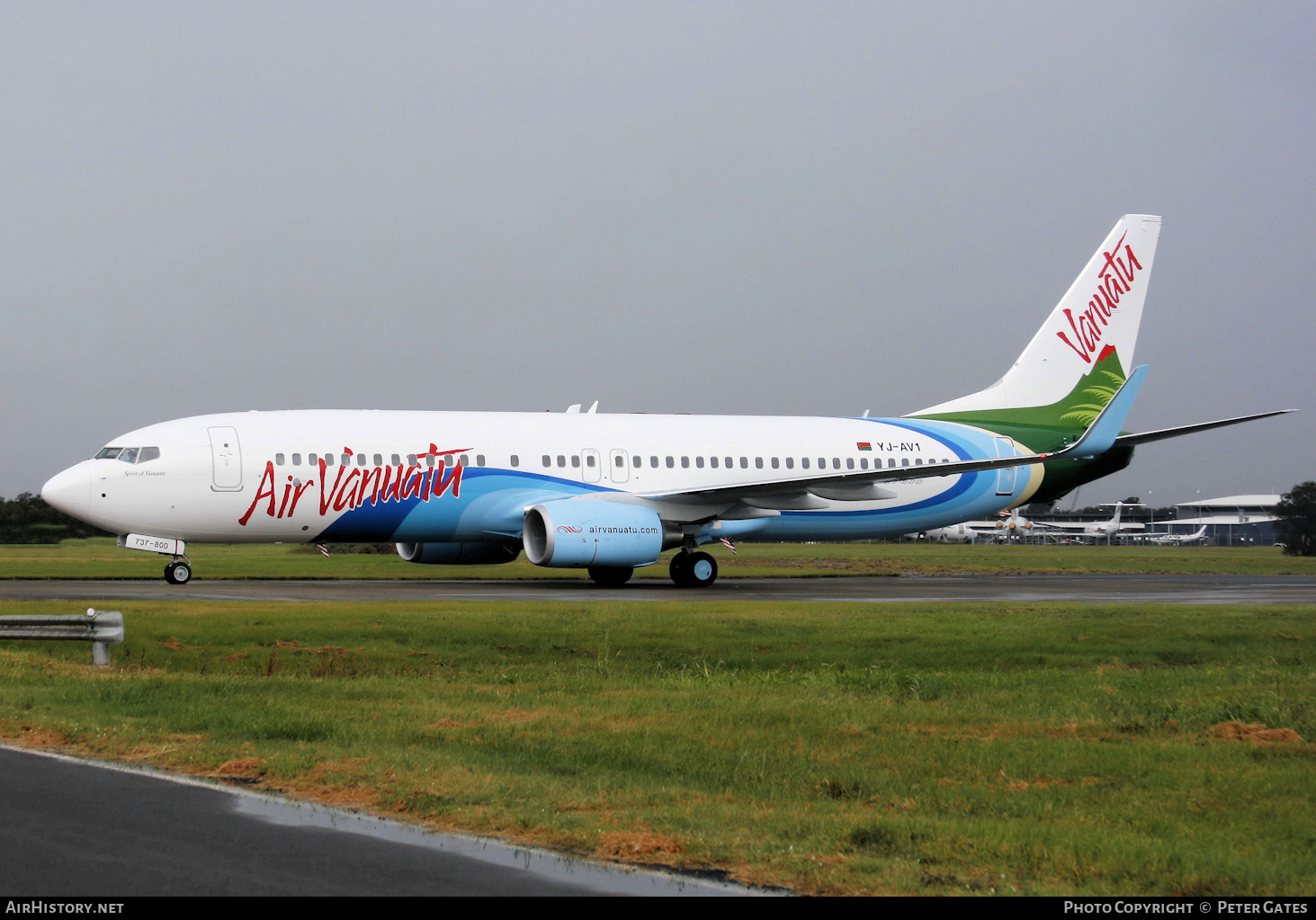 Aircraft Photo of YJ-AV1 | Boeing 737-8Q8 | Air Vanuatu | AirHistory.net #34703